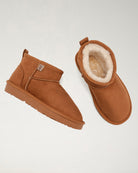 Chestnut Short N' Sweet Kids Suede Boots
