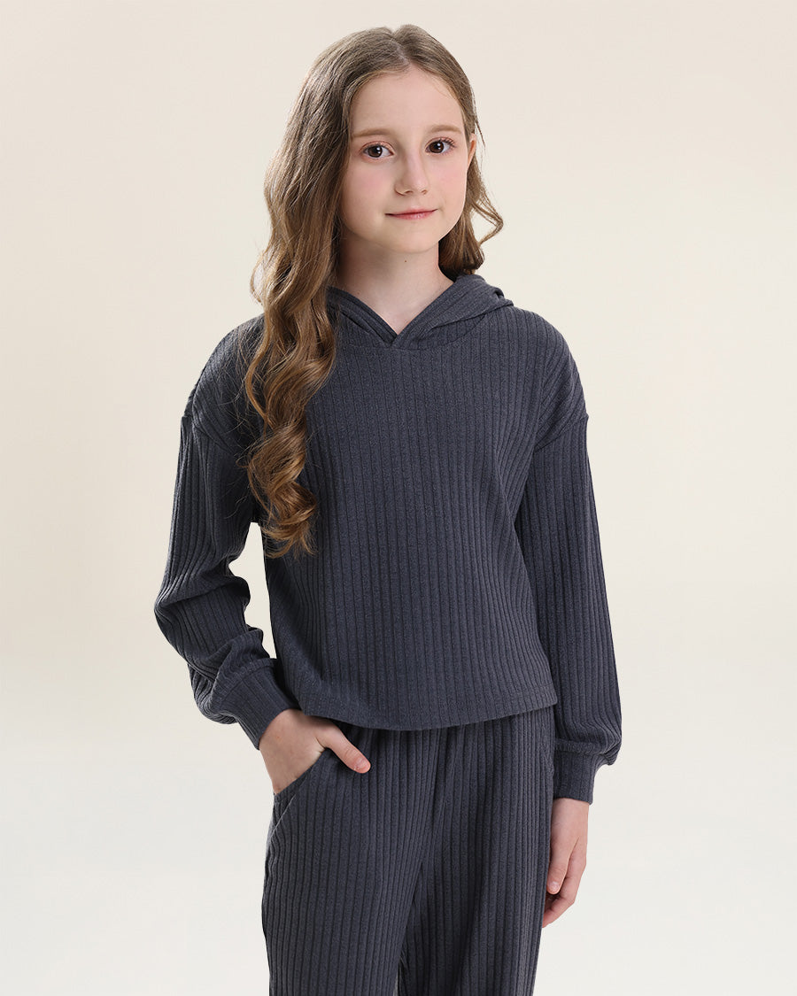 Charcoal Go with the Flow Kids Lounge Set