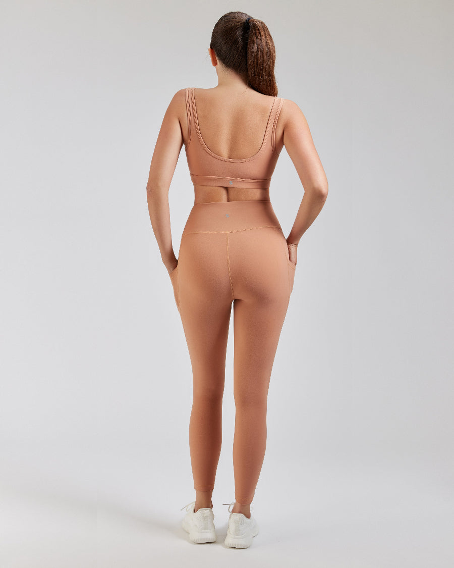 Autumn Clay SoftLuxe Yoga Pants with Pockets