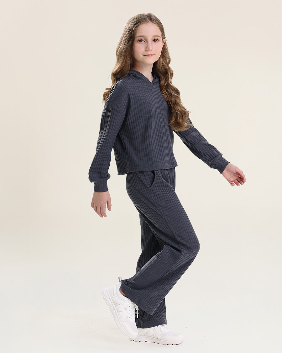 Charcoal Go with the Flow Kids Lounge Set