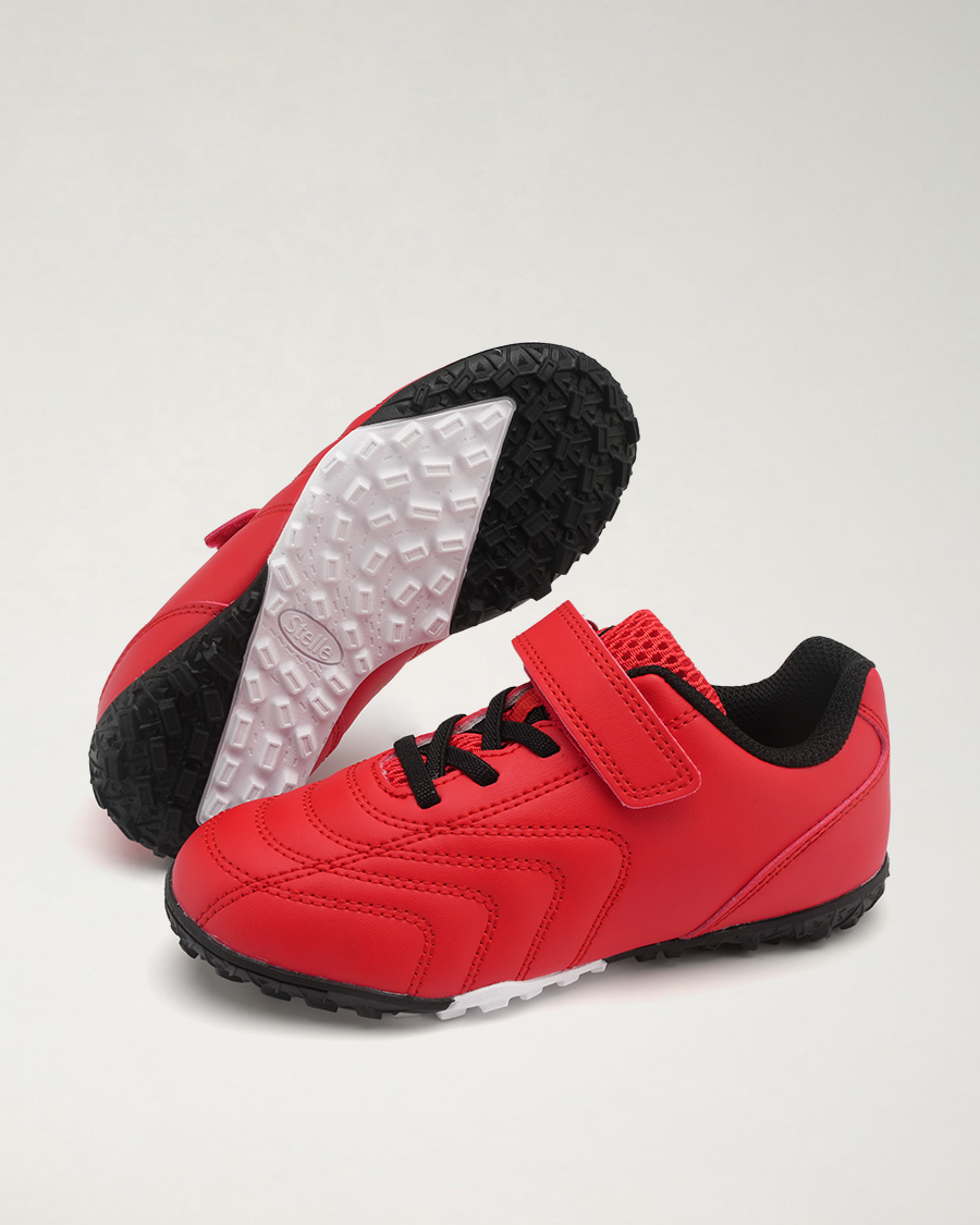 Kids Unisex Soccer Cleats in Red