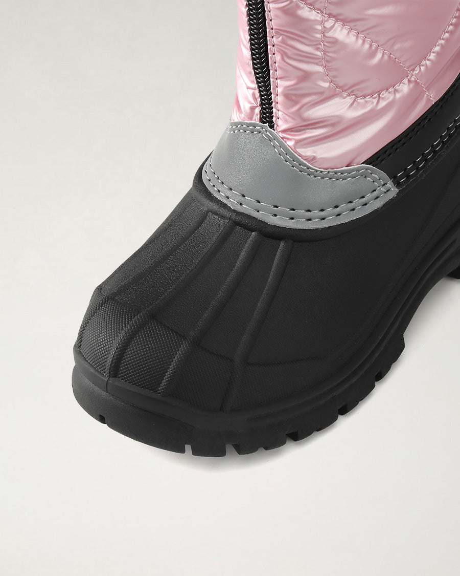 Pink Kids Snow Much Fun Winter Boots