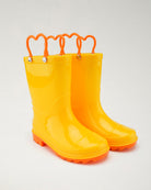 Yellow Puddle Jumper Kids Rubber Rain Boots