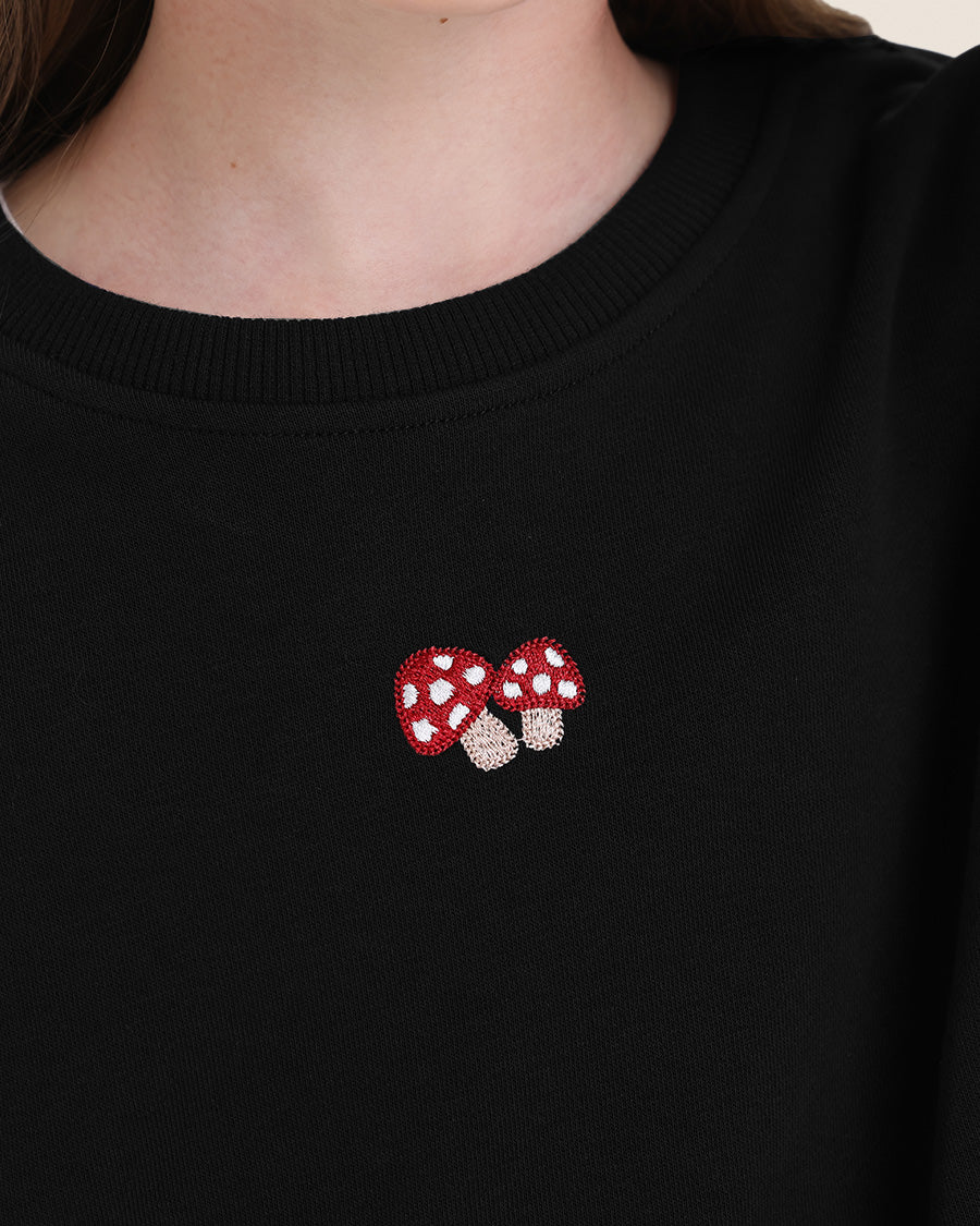 No Sweat Kids Matching Set in Black