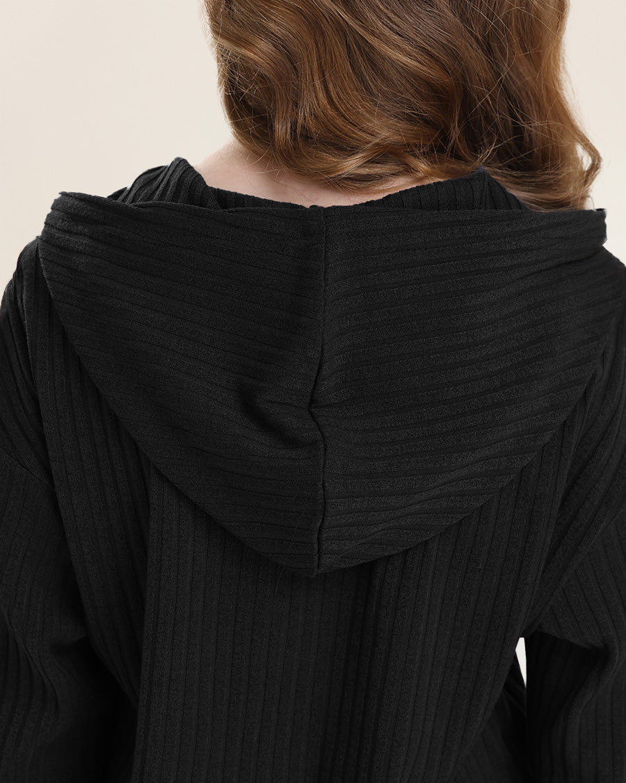 Black Go with the Flow Kids Lounge Set