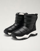 Black In A Flurry Kids Snow Boots