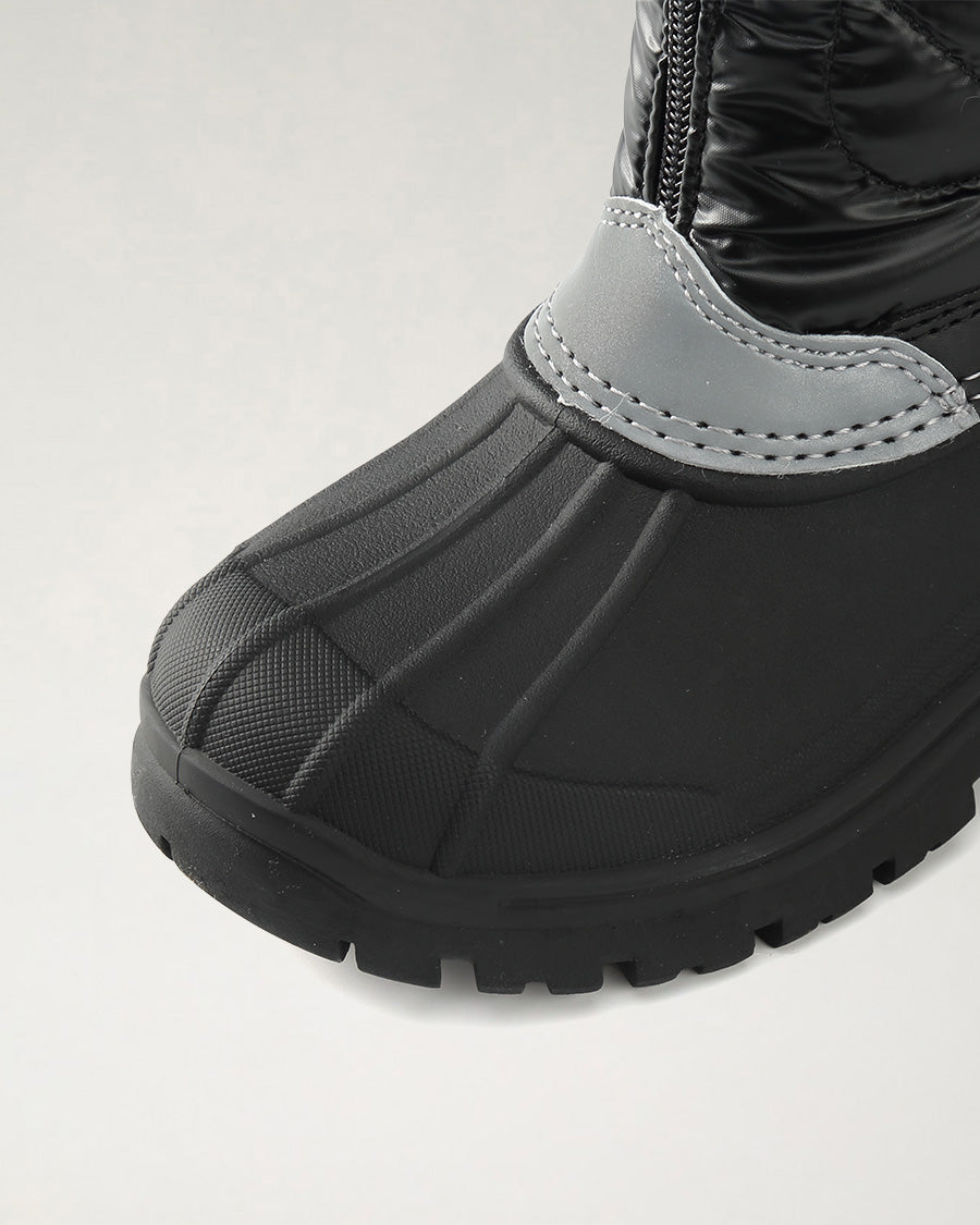 Black Kids Snow Much Fun Winter Boots