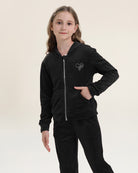 Black All That & Velour Kids Matching Set