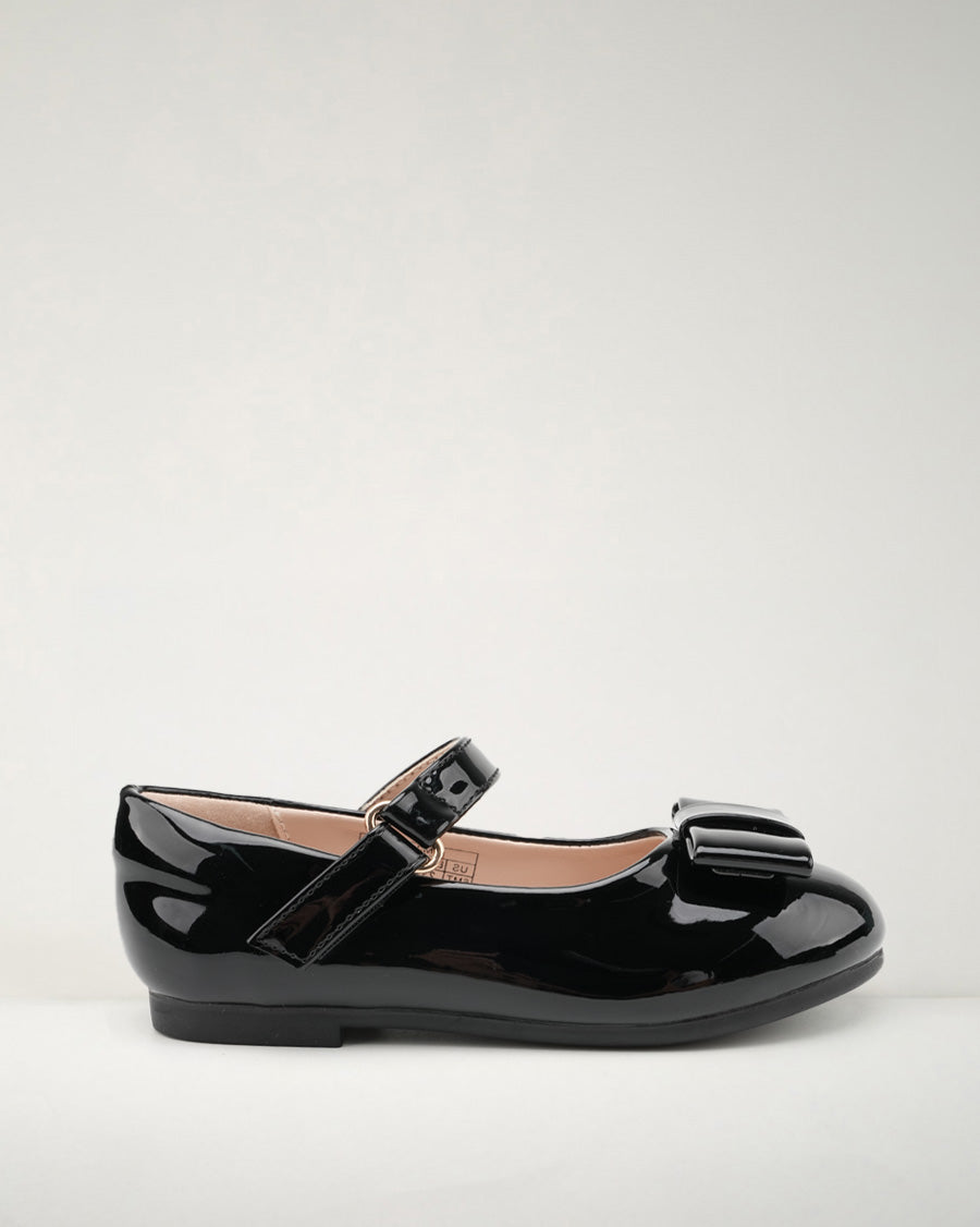 Black Girls Faux Leather Mary Janes