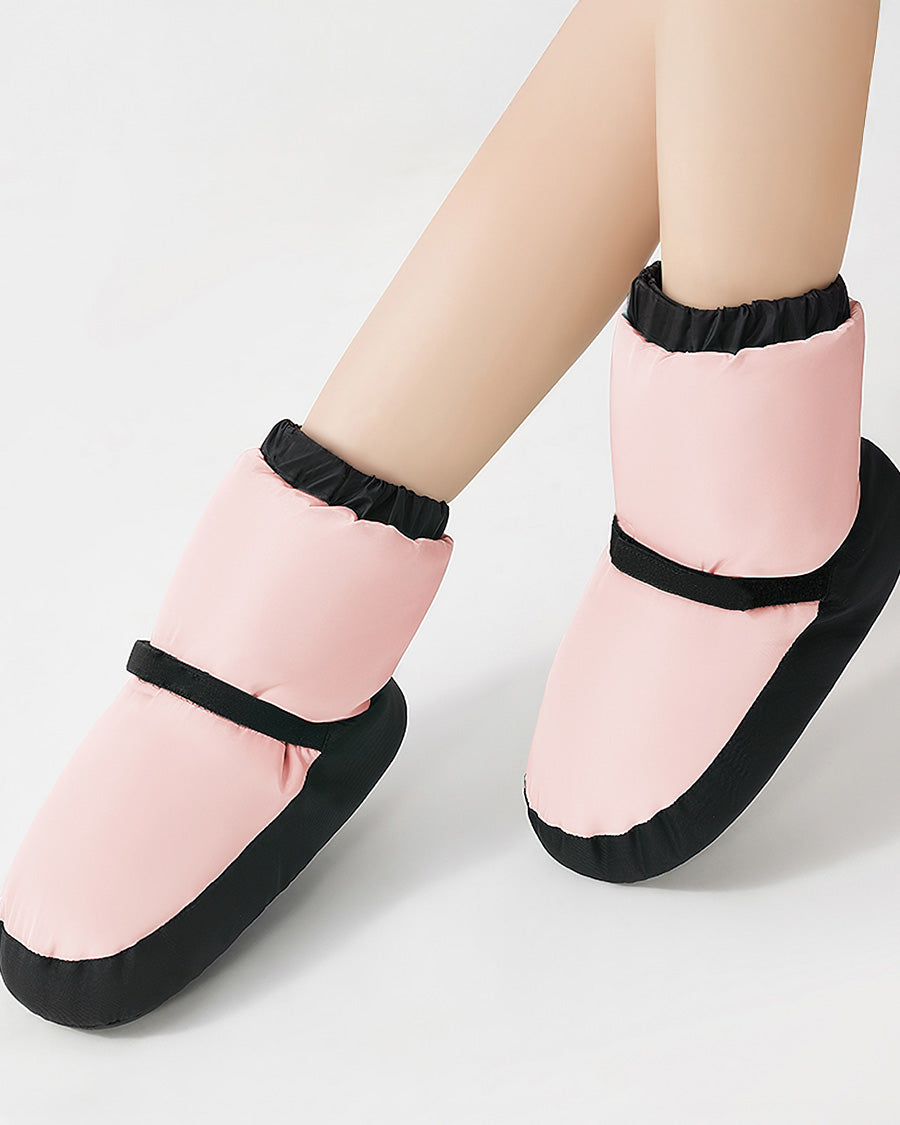 Pink Kids Ballet Warm Up Booties