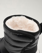 Black In A Flurry Kids Snow Boots