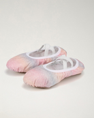 Kids Glitter Ballet Shoes in Pink Ombre