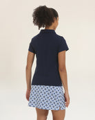 Navy V-Neck Polo