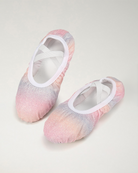 Kids Glitter Ballet Shoes in Pink Ombre
