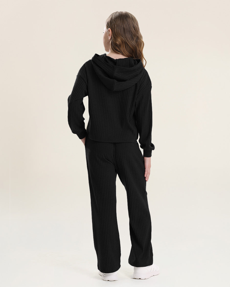 Black Go with the Flow Kids Lounge Set