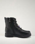Black Tough Stuff Kids Combat Boots