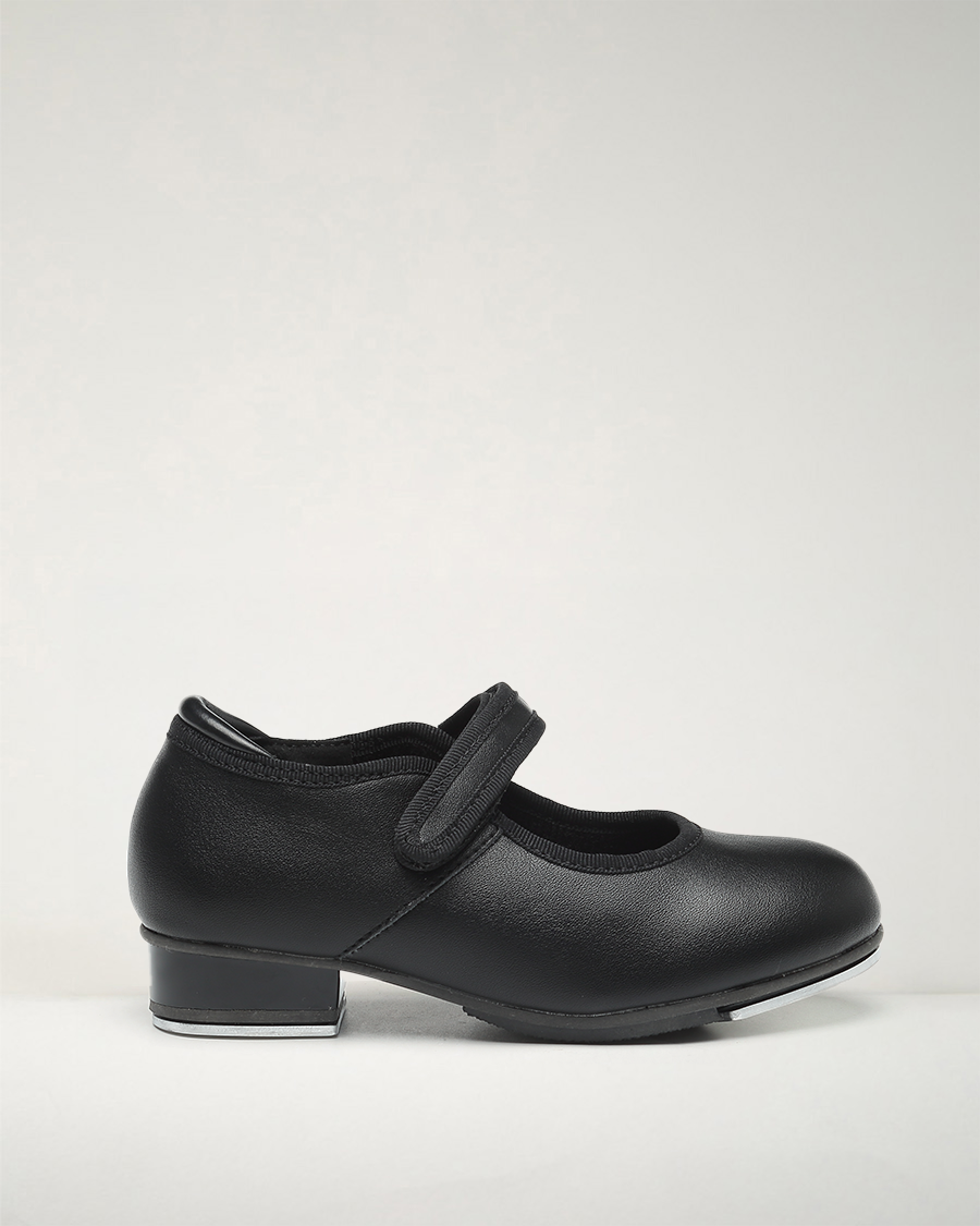 Kids Classic Tap Shoes in Matte Black