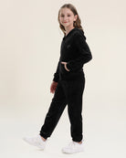Black All That & Velour Kids Matching Set