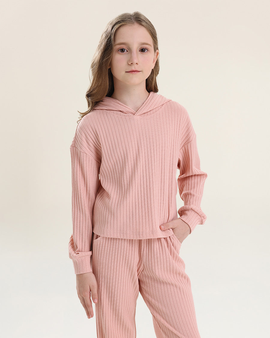 Pink Go with the Flow Kids Lounge Set