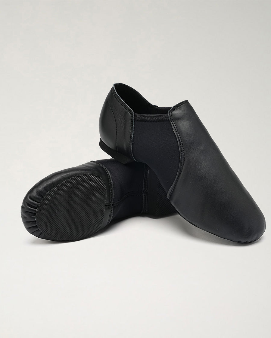 Black Leather Jazz Shoes