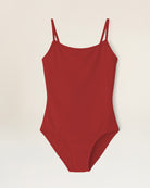 Burgundy Camisole Performance Leotard
