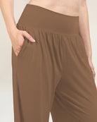 Wide Leg Casual Pants | Flowy High-Waisted Lounge Pants with Pockets