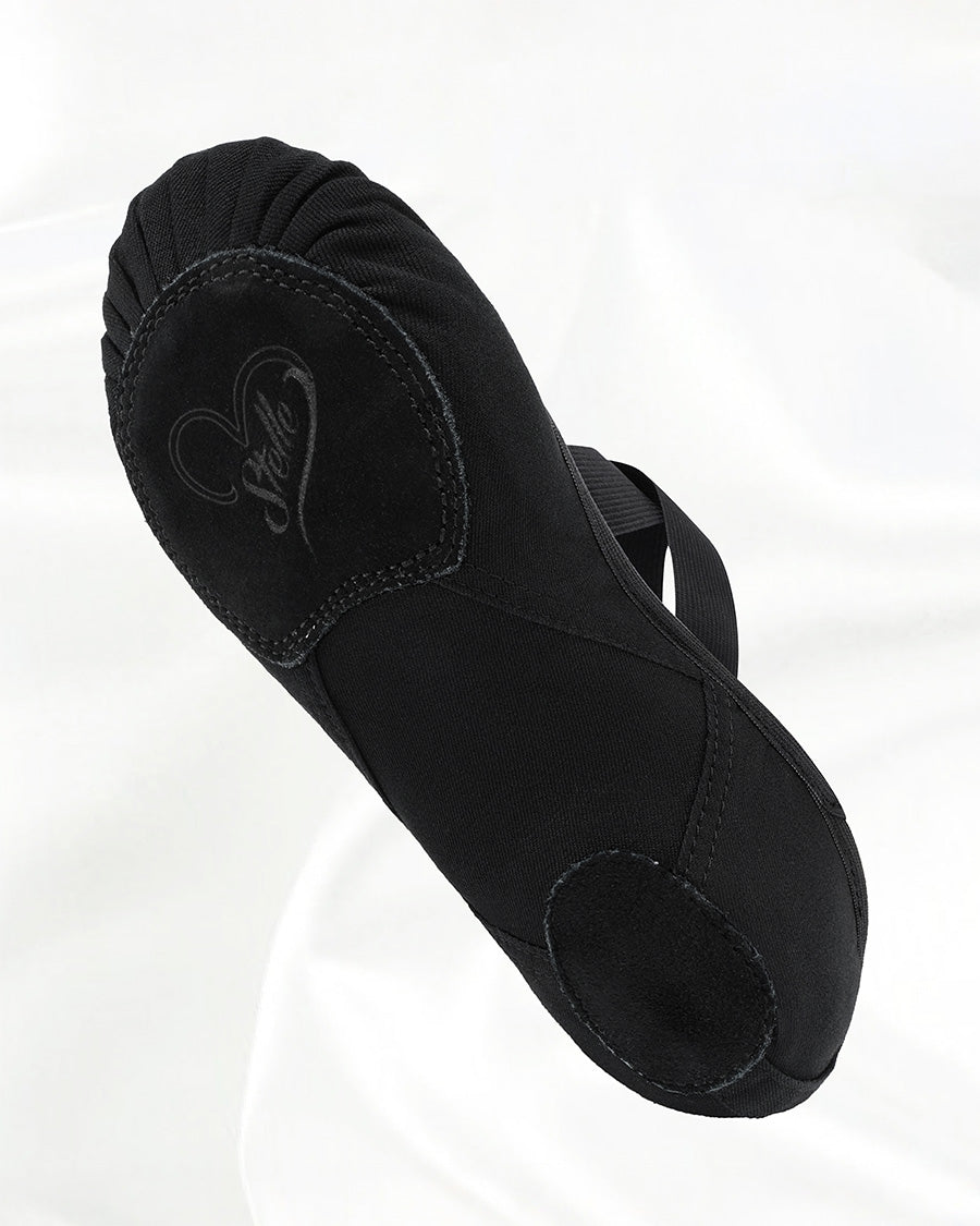 Black Adults Canvas Split-Sole Dance Shoes