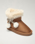 Chestnut Fluff Stuff Kids Suede Boots