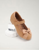 Tan Kids Tap Shoes | Easy-Strap Dance Flats