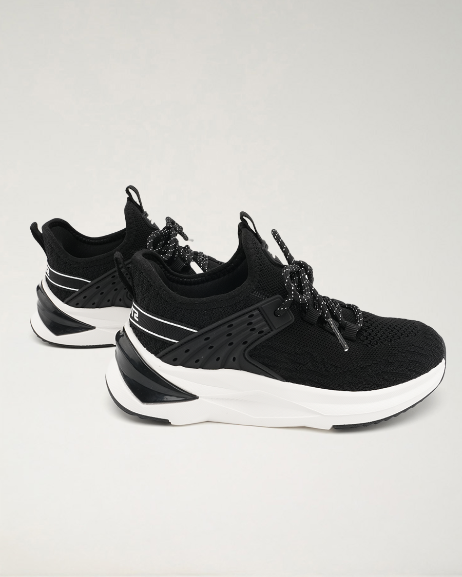 Black Kids Running Shoes