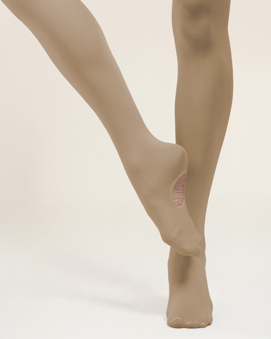 Tan Convertible Dance Tights