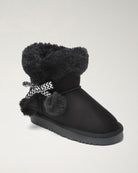Fluff Stuff Kids Suede Boots in Black