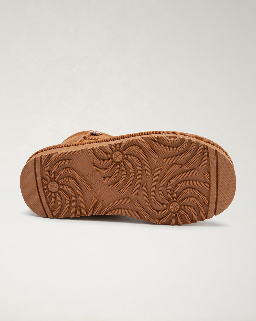 Chestnut Short N' Sweet Kids Suede Boots