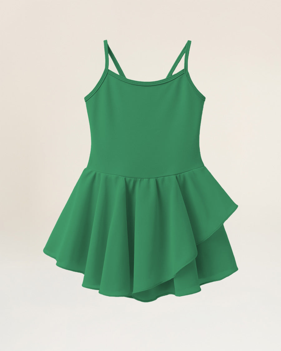 Green Girls Camisole Dance Dress