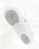 White Adults Canvas Split-Sole Dance Shoes