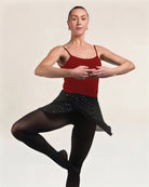 Burgundy Camisole Performance Leotard