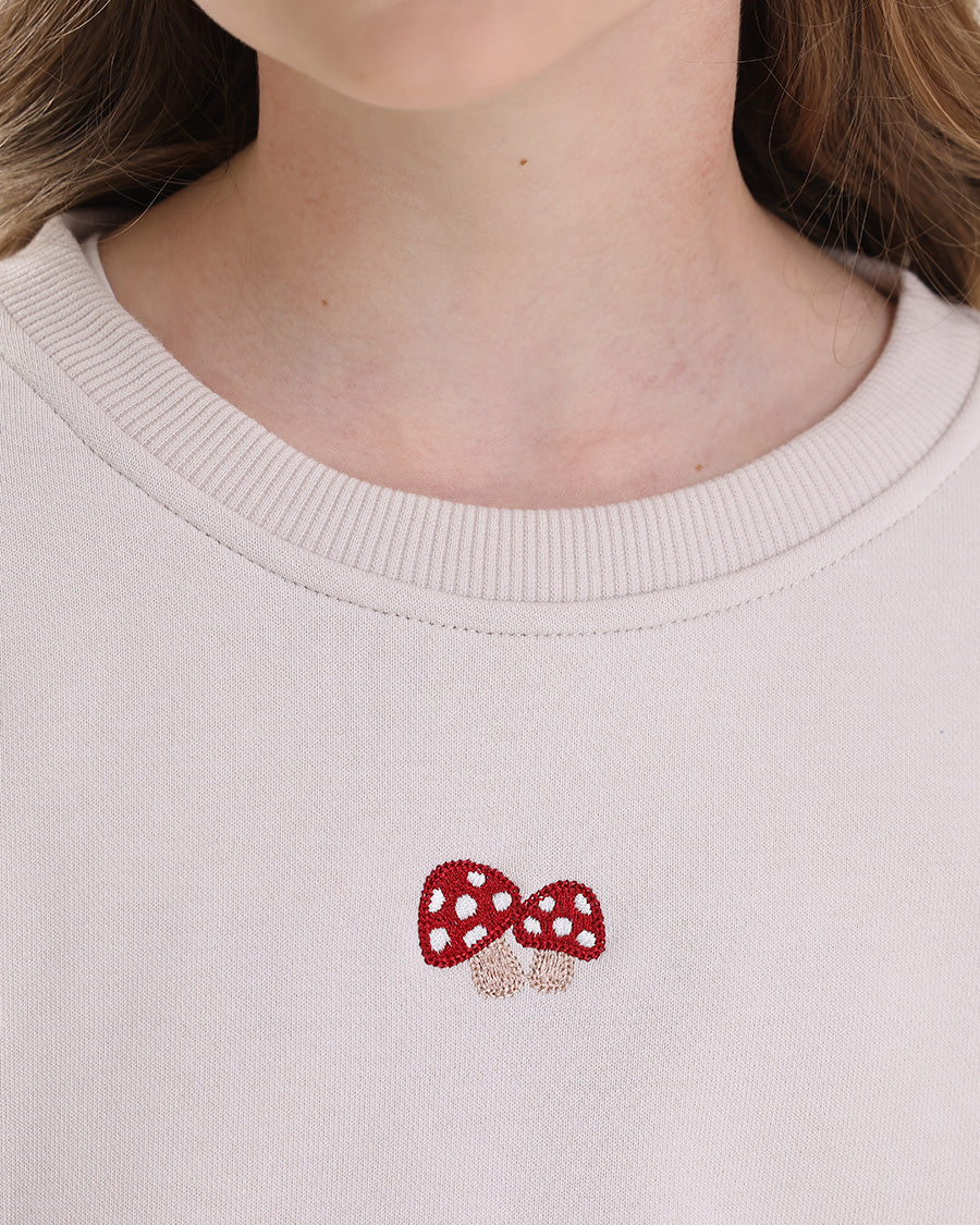 No Sweat Kids Matching Set in Dove