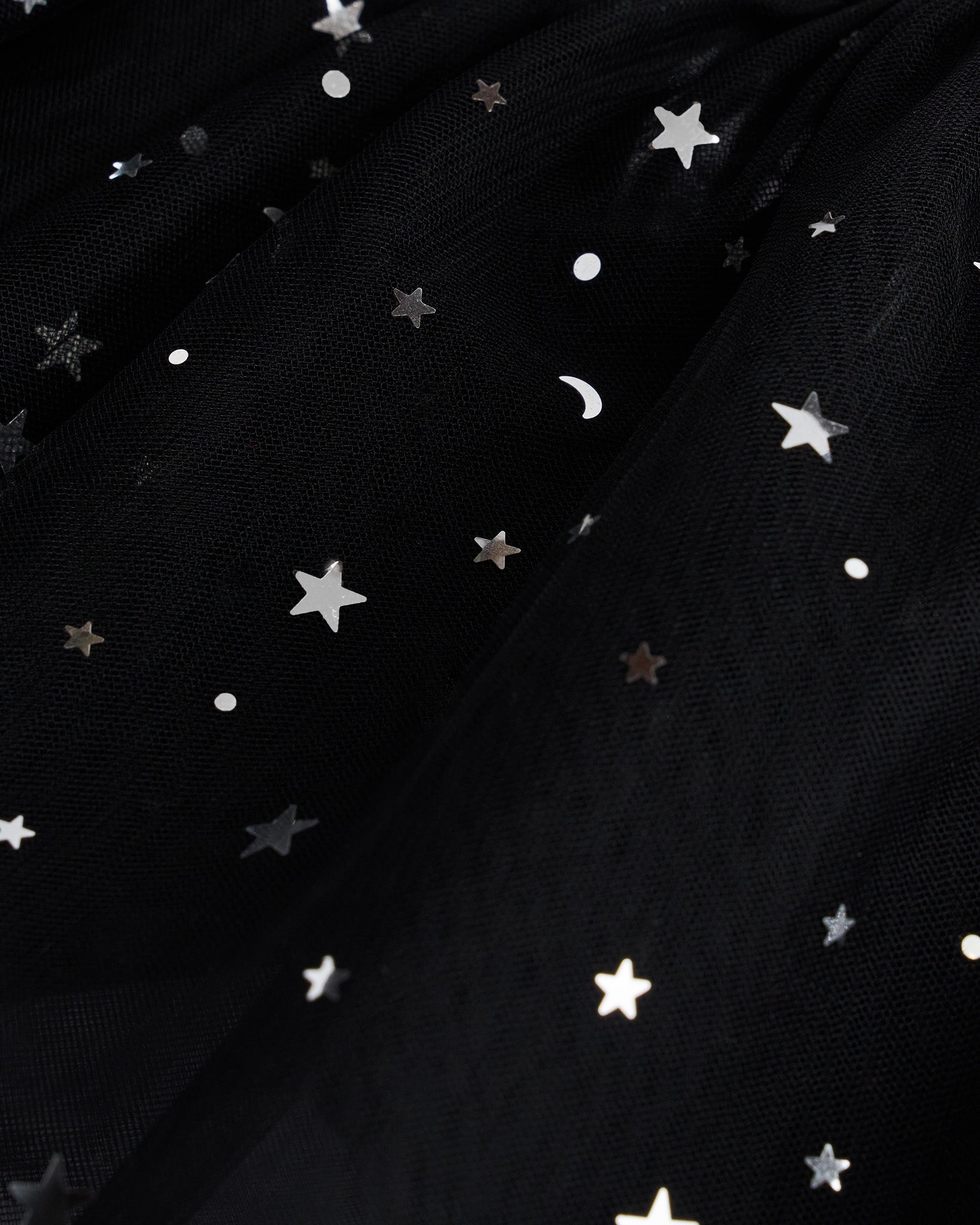 Black Girls Sparkling Sweetheart Mesh Inserted Short Sleeves Tulle Dress