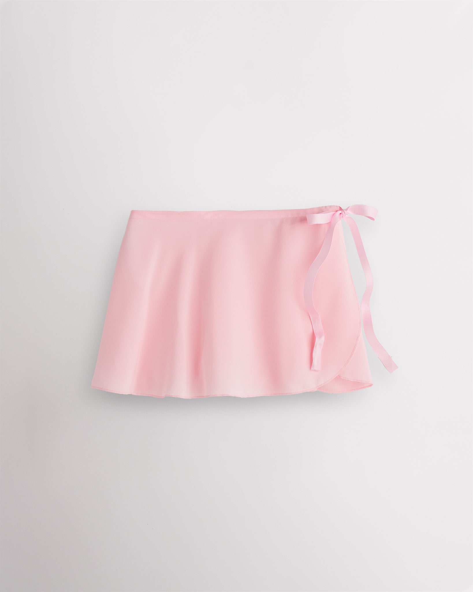 Girls Chiffon Wrap Skirt With Adjustable Tie in Pink