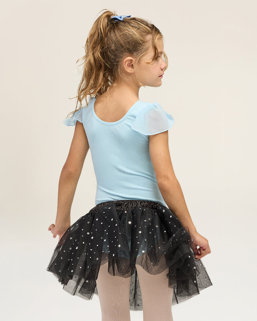 Sparkling Black Girls Sparkling Tulle Skirt