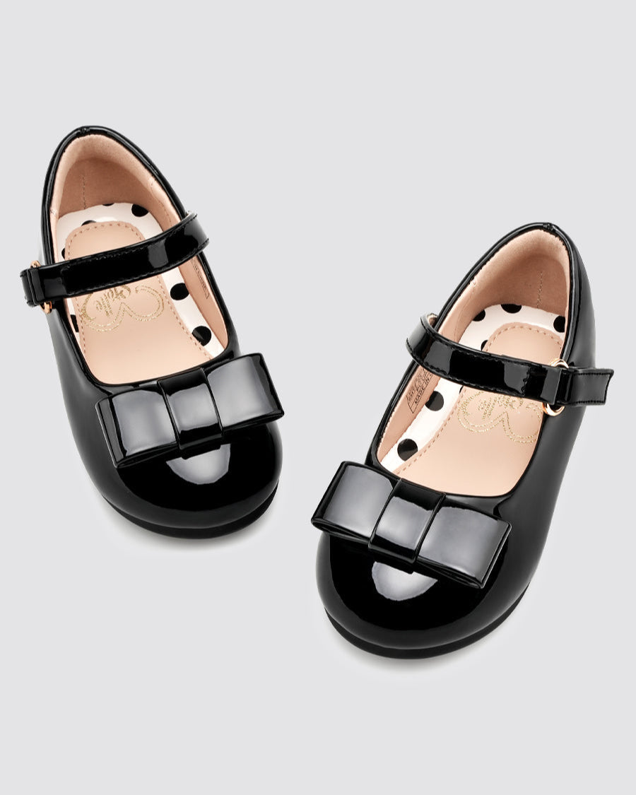 Black Girls Faux Leather Mary Janes
