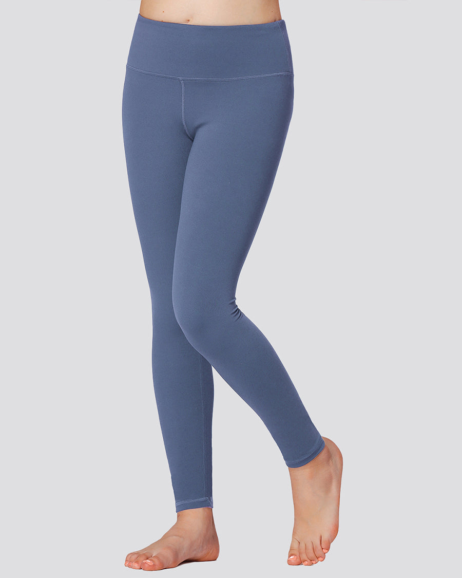 Dark Slate Blue Girls Soft Yoga Leggings