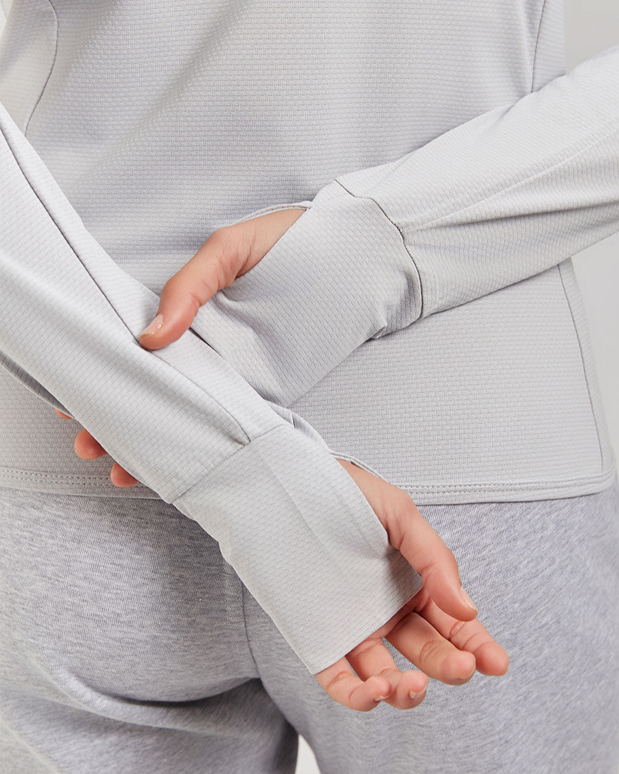 Light Grey Sun Protection Hoodie
