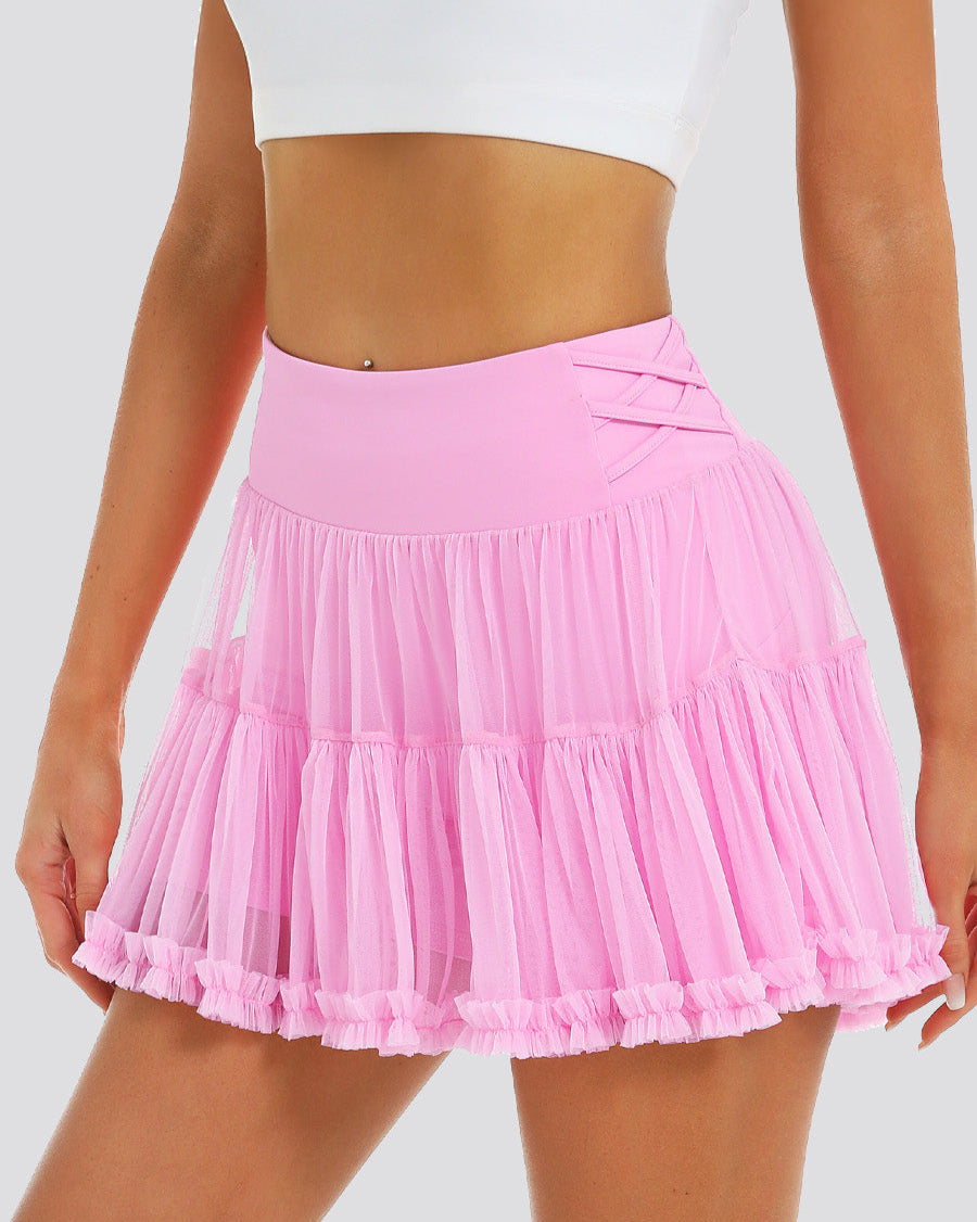 Cotton Candy Criss-Cross Cake Skirt