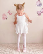 White Girls Camisole Dance Dress