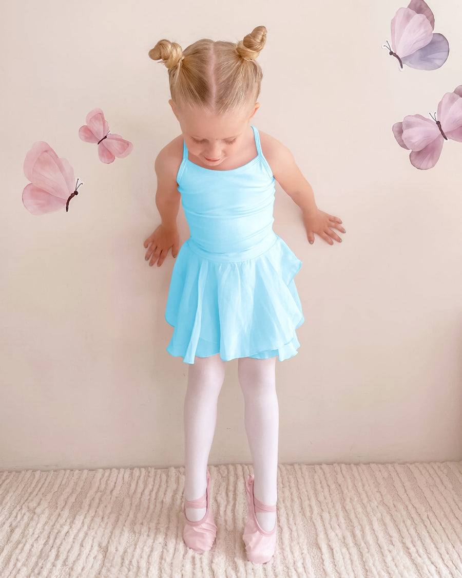 Pool Blue Girls Camisole Dance Dress