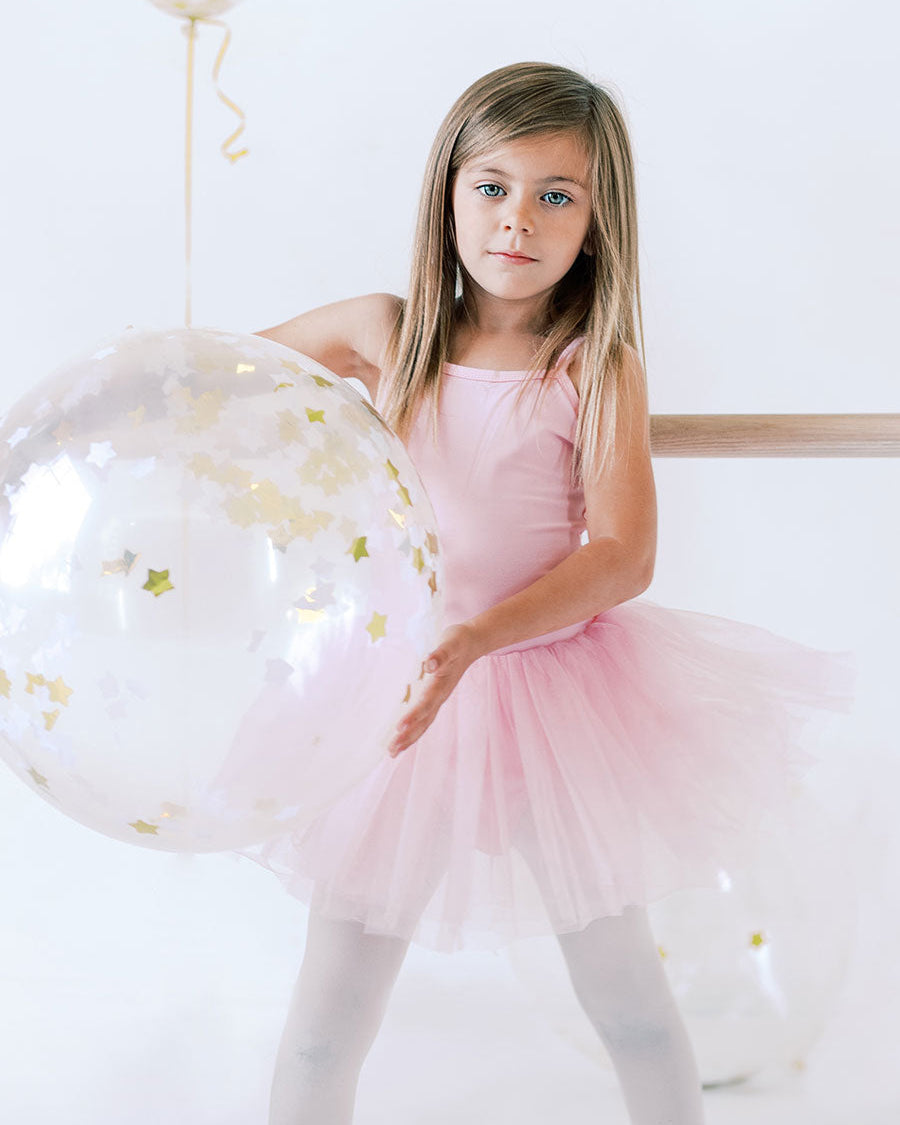 Ballet Pink Girls Camisole Tulle Dress