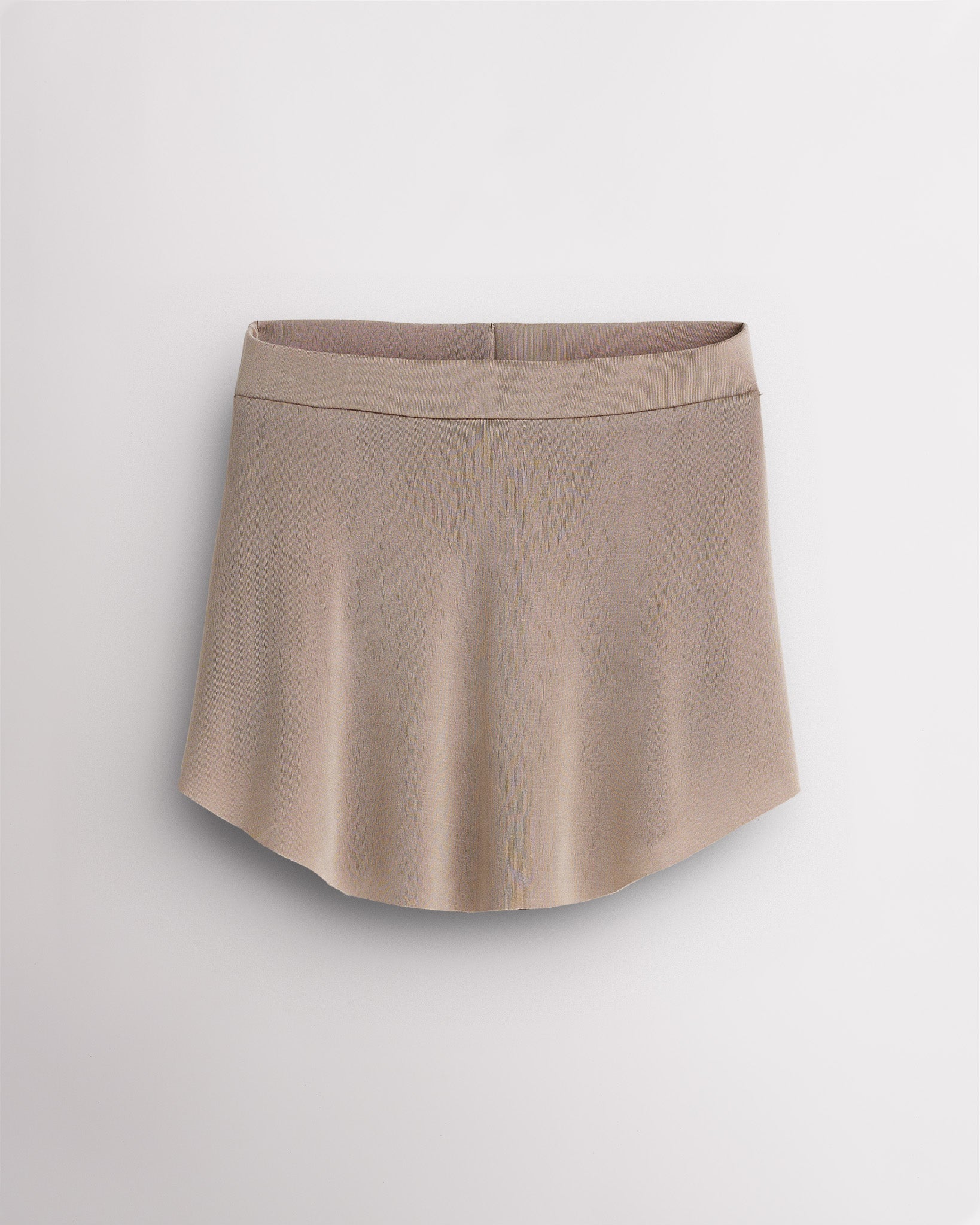 Women’s Pull-On Curved Ballet Skirt in Champagne