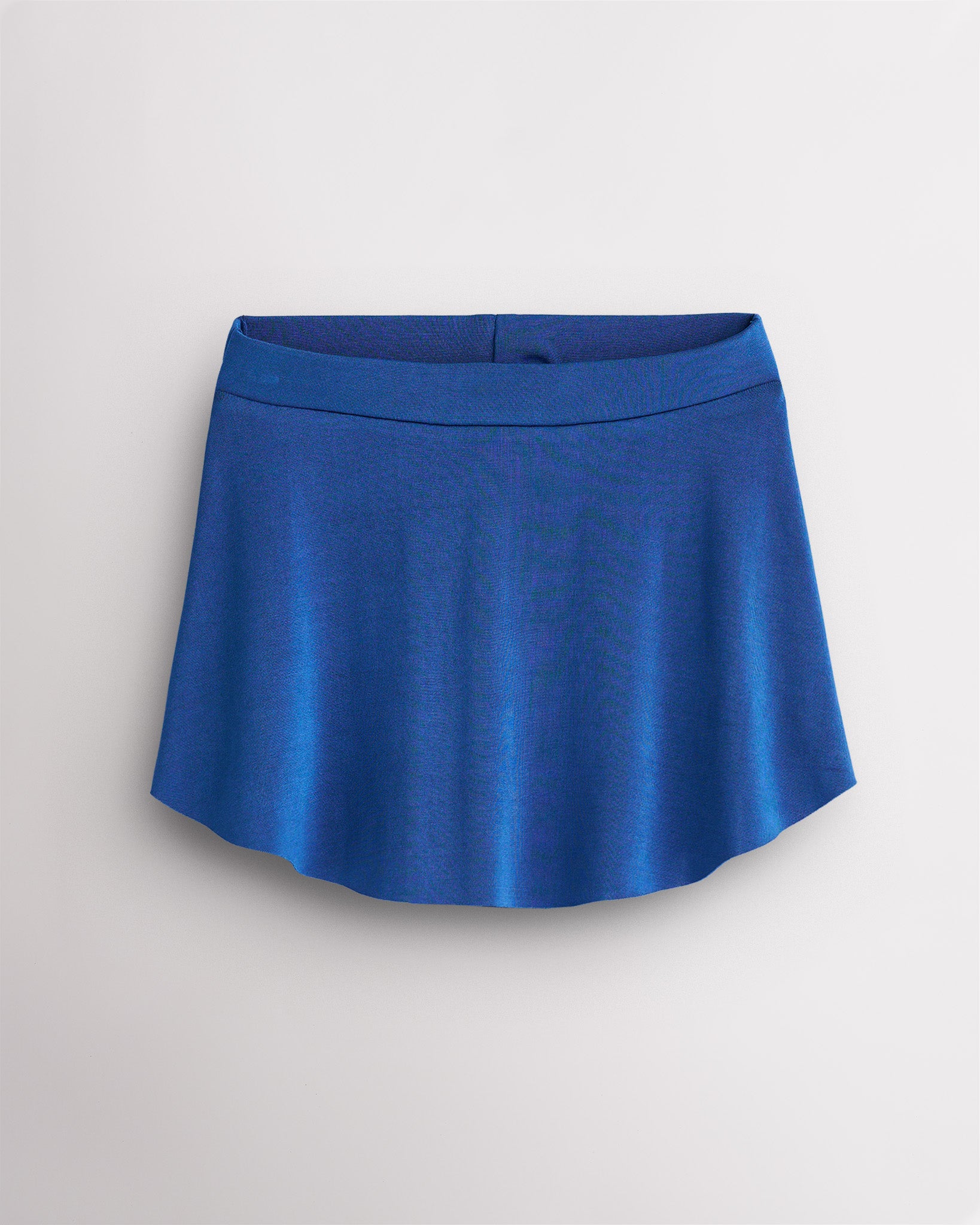 Women’s Pull-On Curved Ballet Skirt in Marine Blue