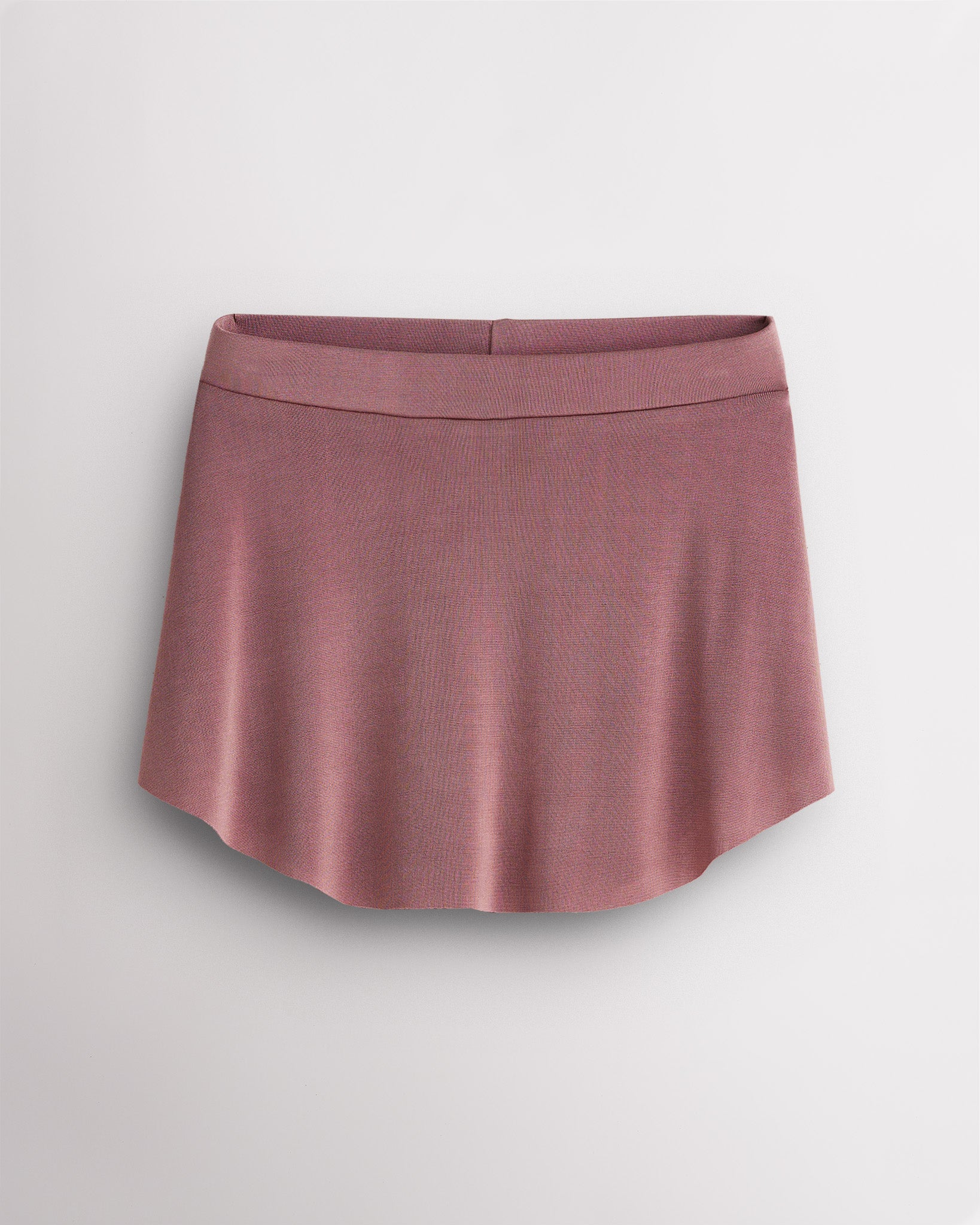 Women’s Pull-On Curved Ballet Skirt in Rose Clay